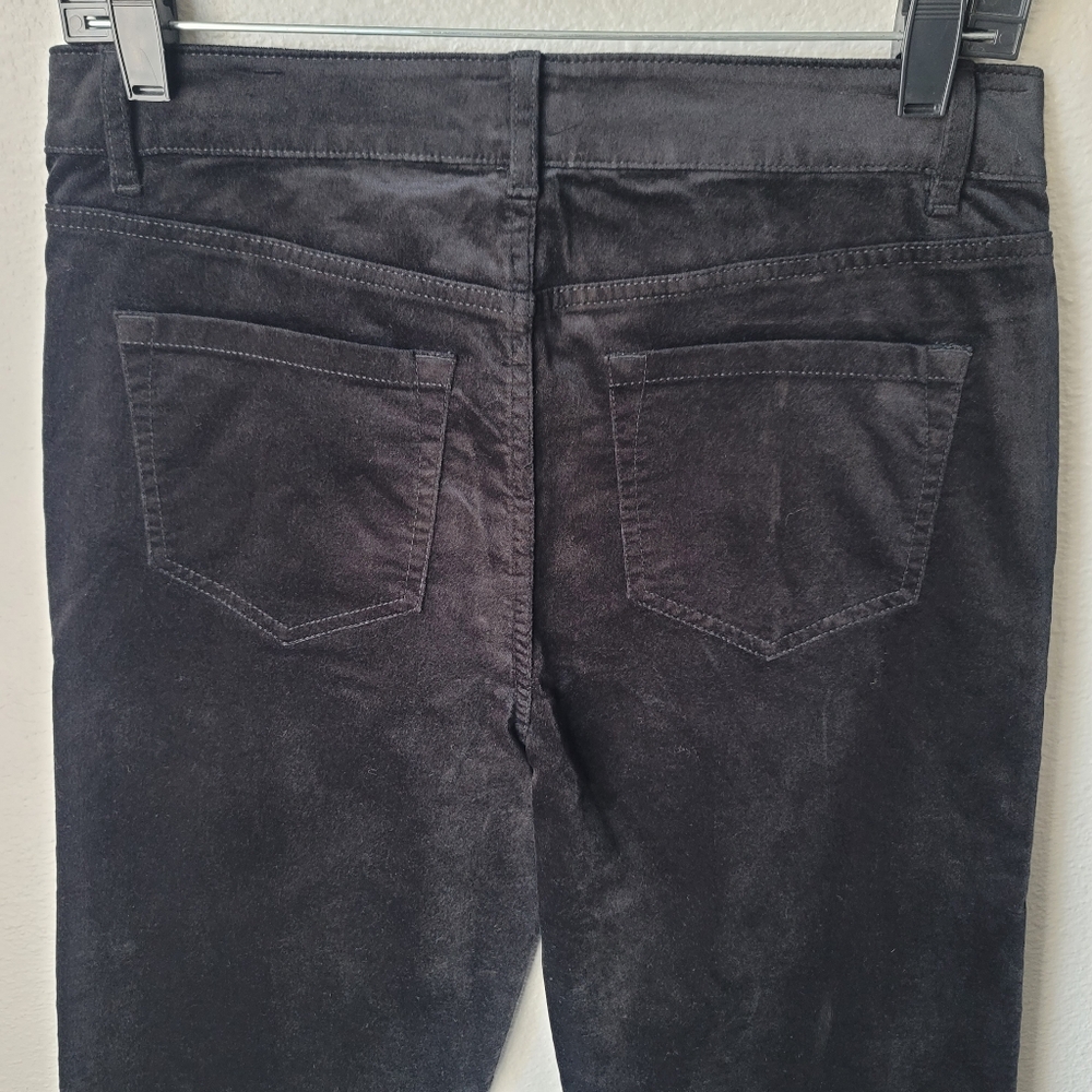 J. Jill Straight Leg Velvet Pants Size 6 Tall Color Black NWT - Picture 6 of 8